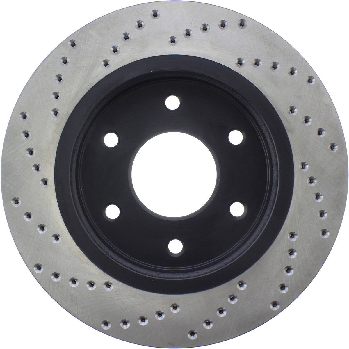 StopTech Sport Cryo Cross Drilled Brake Rotor; Front Left
