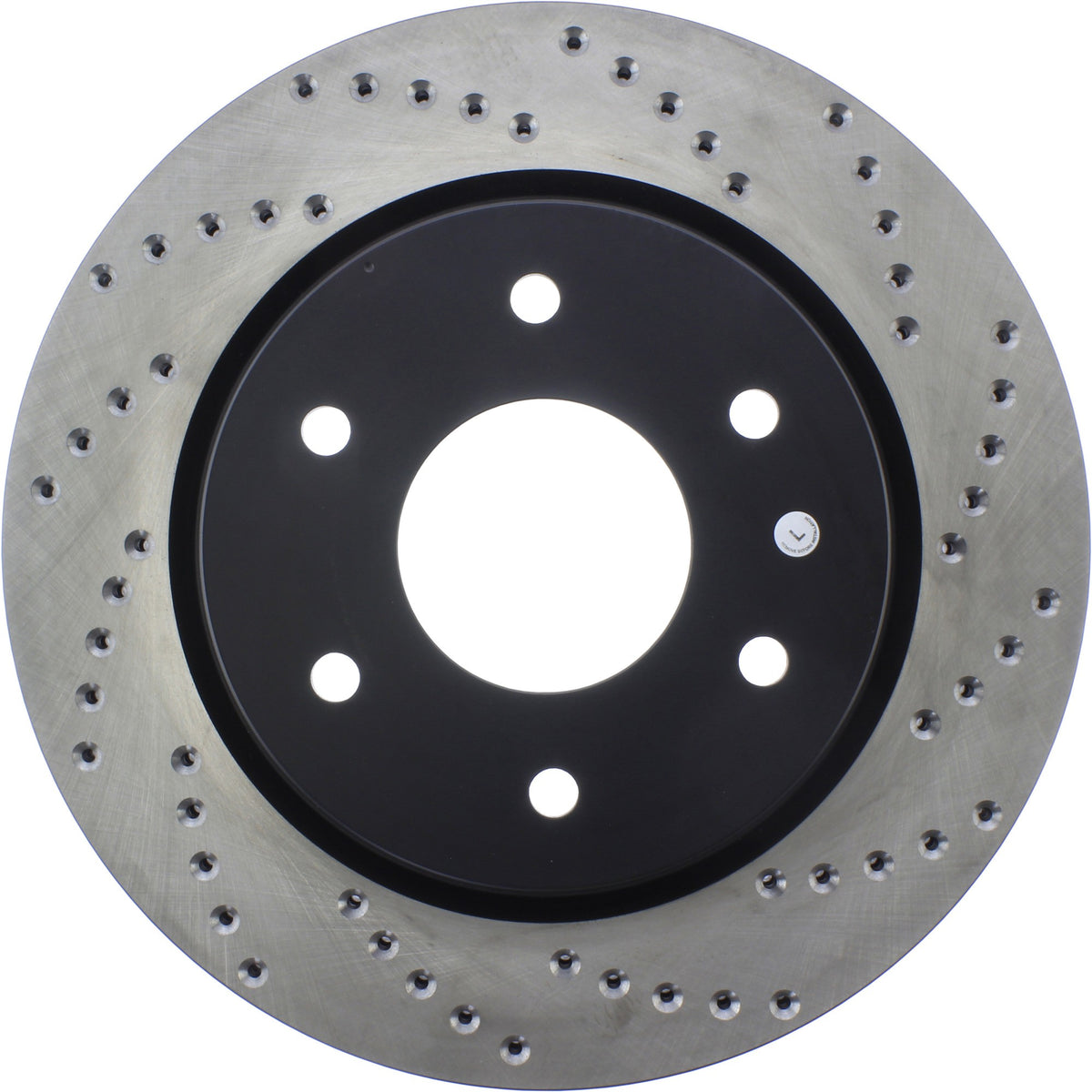StopTech Sport Cryo Cross Drilled Brake Rotor; Front Left