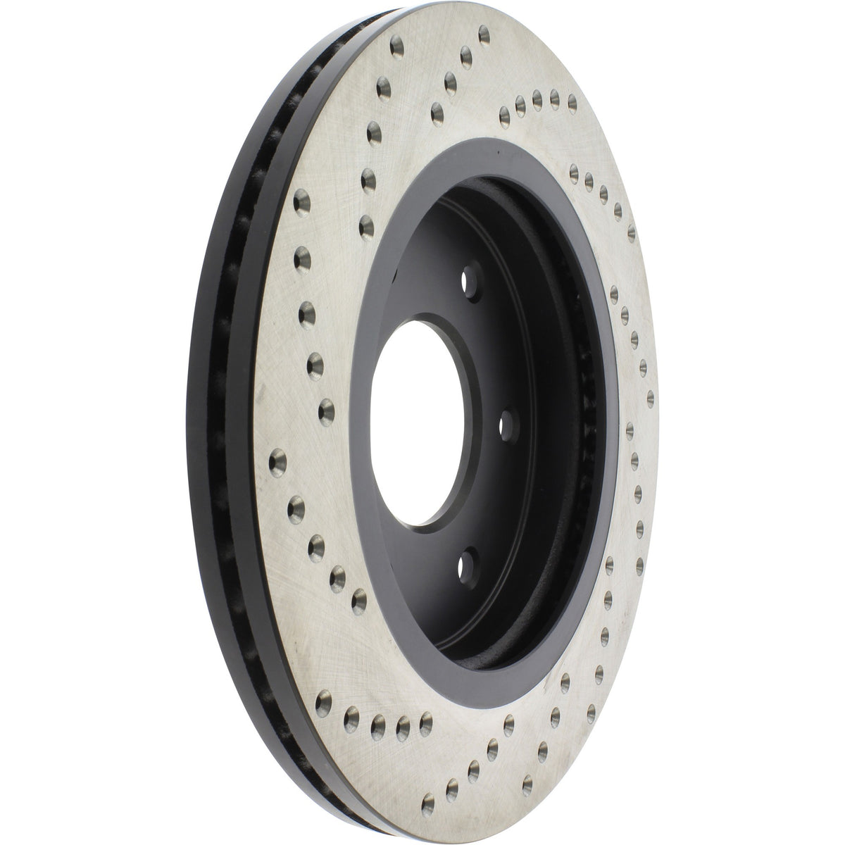 StopTech Sport Cryo Cross Drilled Brake Rotor; Front Left