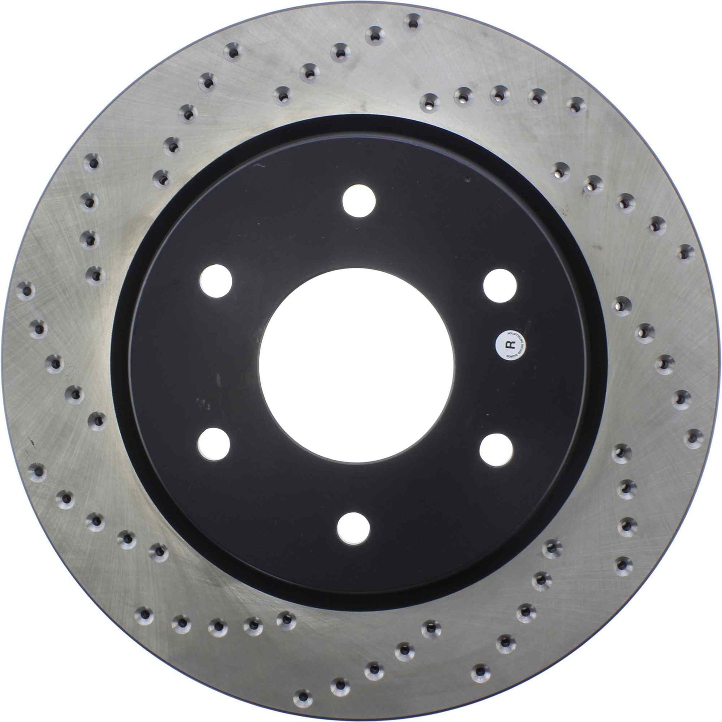 StopTech Sport Cryo Cross Drilled Brake Rotor; Front Right