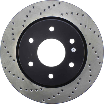 StopTech Sport Cryo Cross Drilled Brake Rotor; Front Right