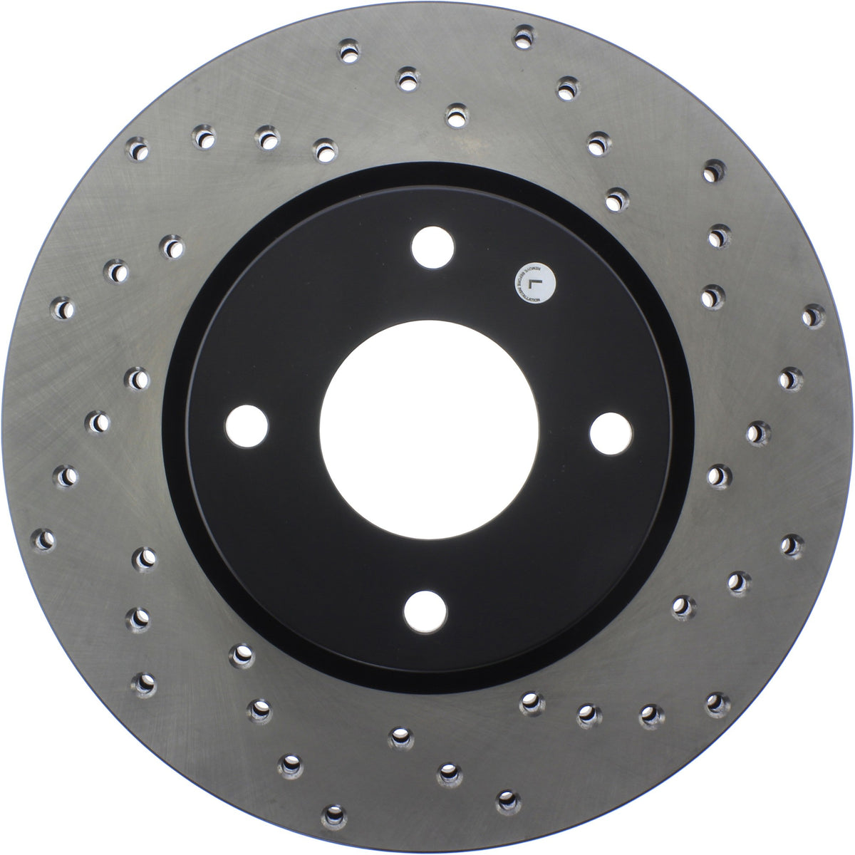 StopTech Sport Cryo Cross Drilled Brake Rotor; Front Left