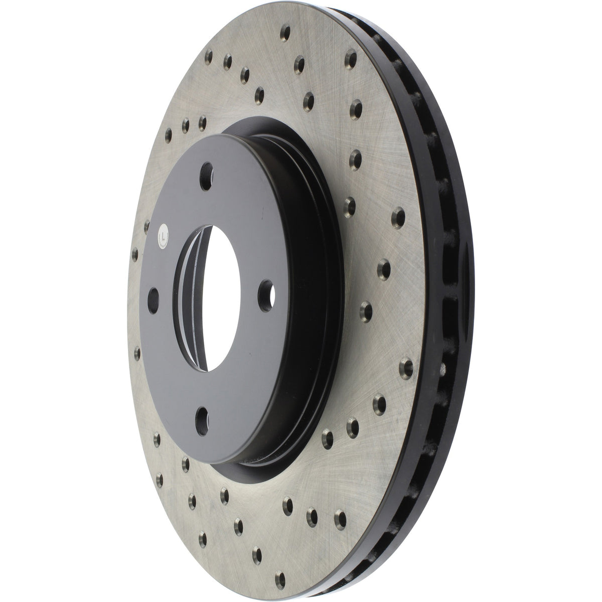 StopTech Sport Cryo Cross Drilled Brake Rotor; Front Left
