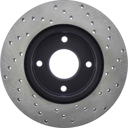 StopTech  Sport Cryo Cross Drilled Brake Rotor; Front Right