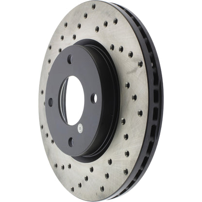 StopTech  Sport Cryo Cross Drilled Brake Rotor; Front Right