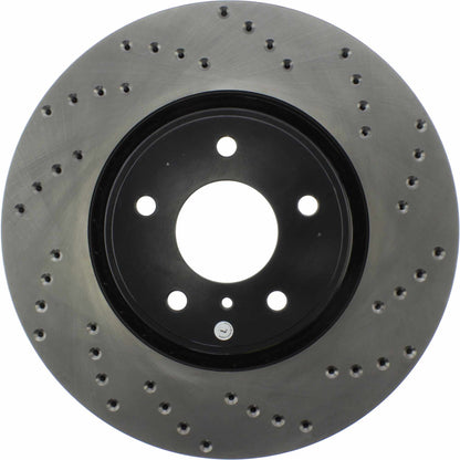 StopTech Sport Cryo Cross Drilled Brake Rotor; Front Left