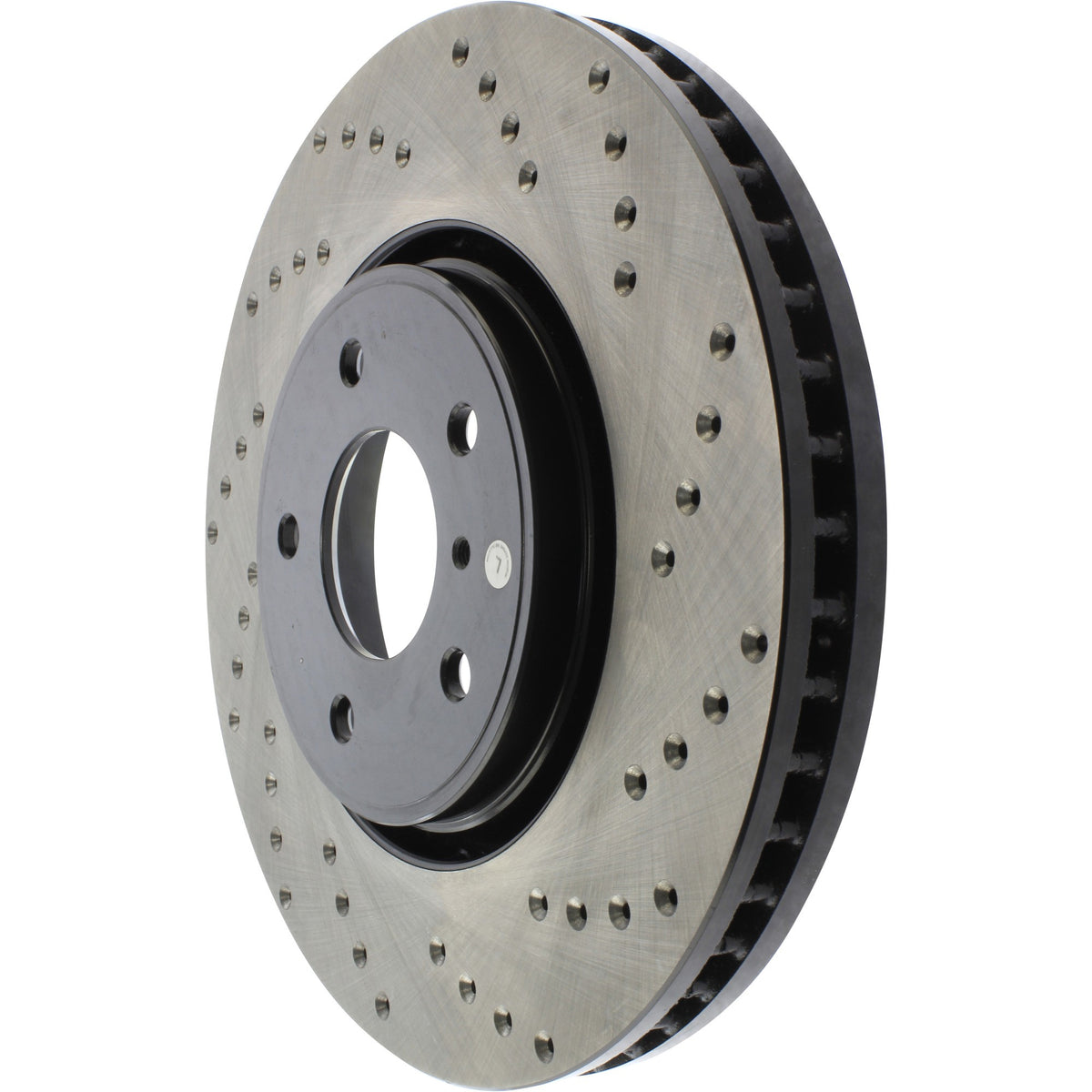StopTech Sport Cryo Cross Drilled Brake Rotor; Front Left