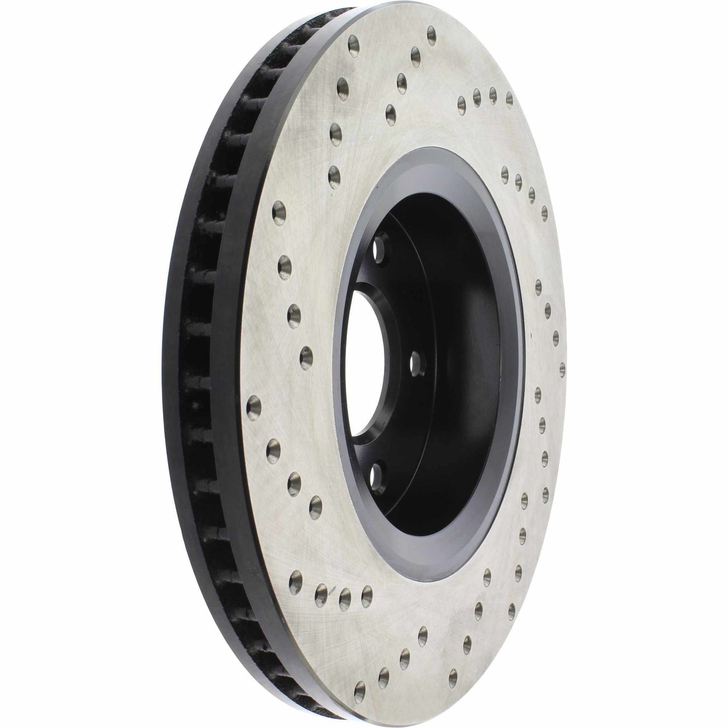 StopTech Sport Cryo Cross Drilled Brake Rotor; Front Left
