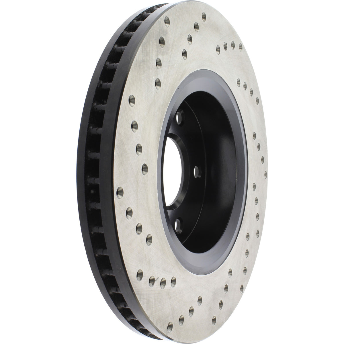 StopTech Sport Cryo Cross Drilled Brake Rotor; Front Left
