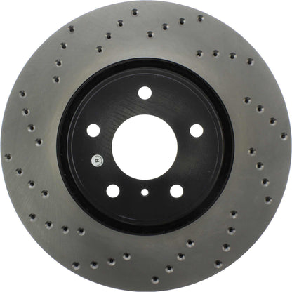 StopTech Sport Cryo Cross Drilled Brake Rotor; Front Right