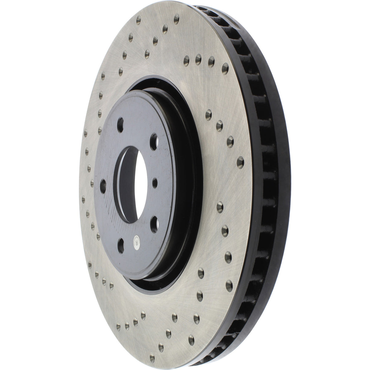 StopTech Sport Cryo Cross Drilled Brake Rotor; Front Right