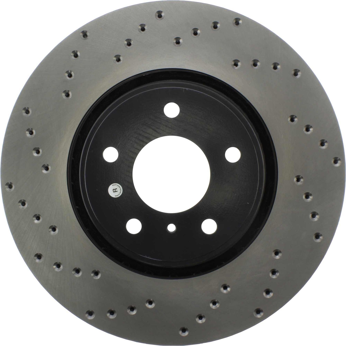 StopTech Sport Cross Drilled Brake Rotor; Front Right