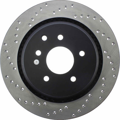 StopTech Sport Cryo Cross Drilled Brake Rotor; Rear Right