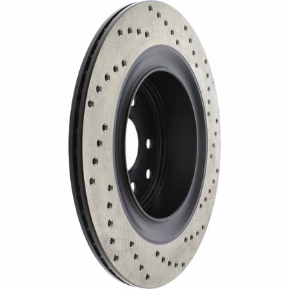 StopTech Sport Cryo Cross Drilled Brake Rotor; Rear Right