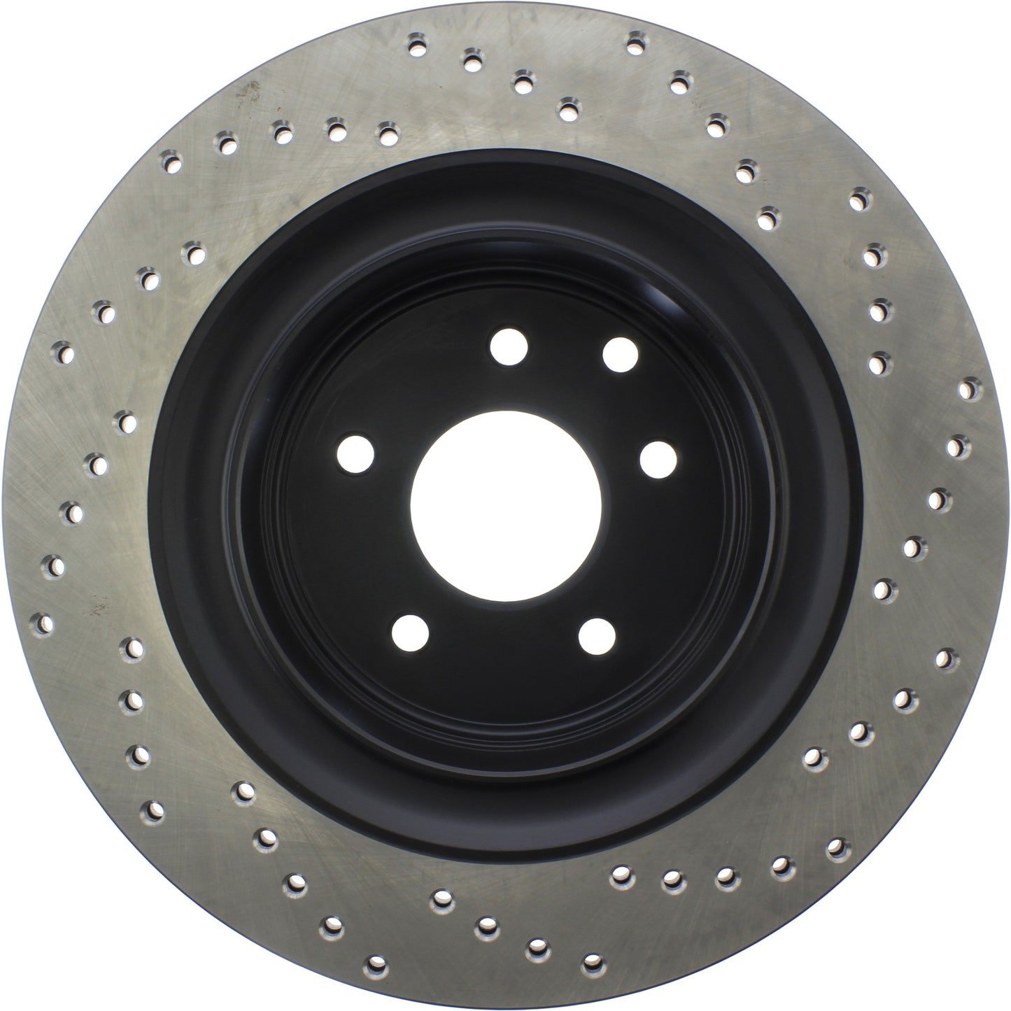StopTech Sport Cross Drilled Brake Rotor; Rear Right
