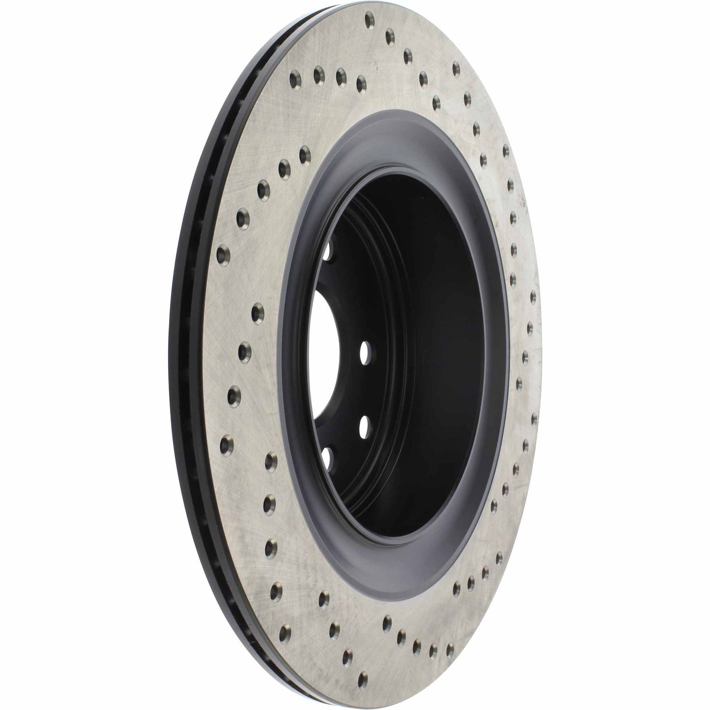 StopTech Sport Cross Drilled Brake Rotor; Rear Right