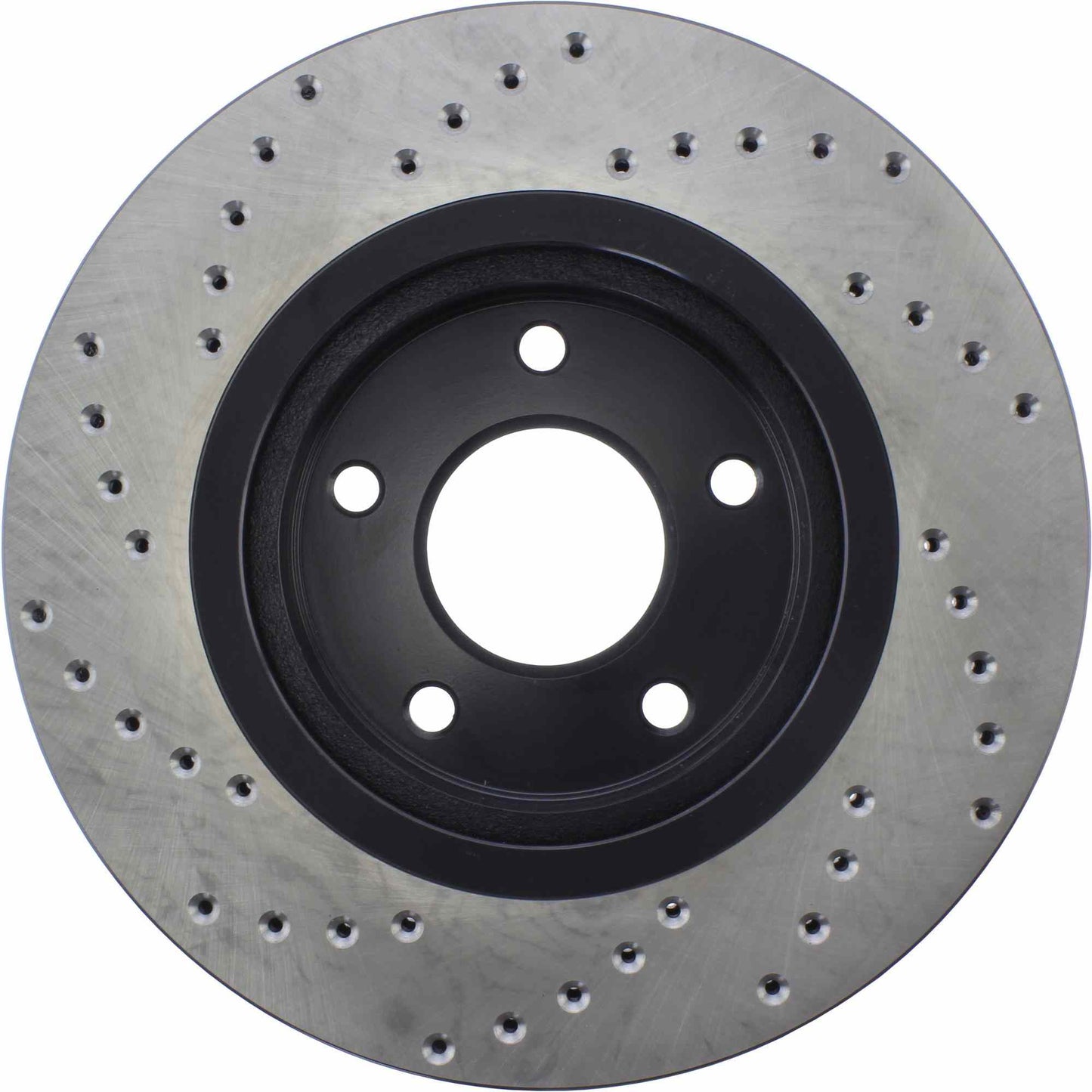 StopTech Sport Cross Drilled Brake Rotor; Front Left
