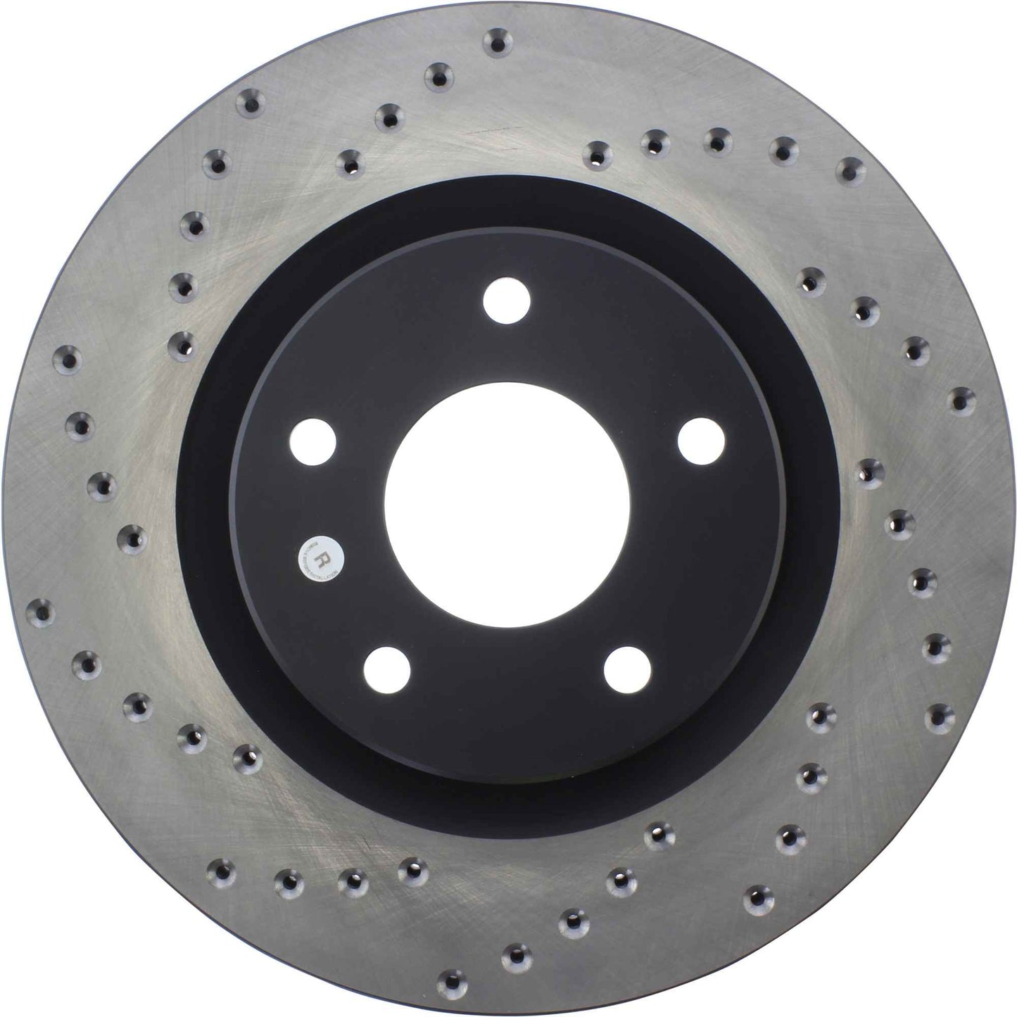 StopTech Sport Cross Drilled Brake Rotor; Front Right