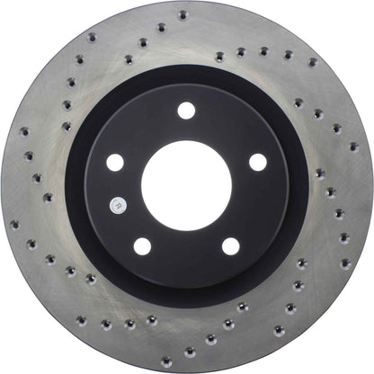 StopTech Sport Cross Drilled Brake Rotor; Front Right