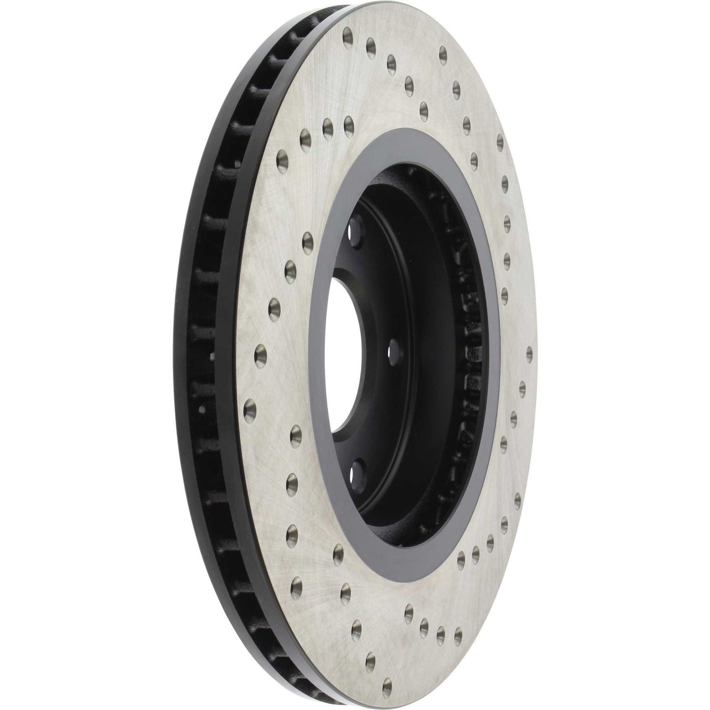 StopTech Sport Cross Drilled Brake Rotor; Front Right