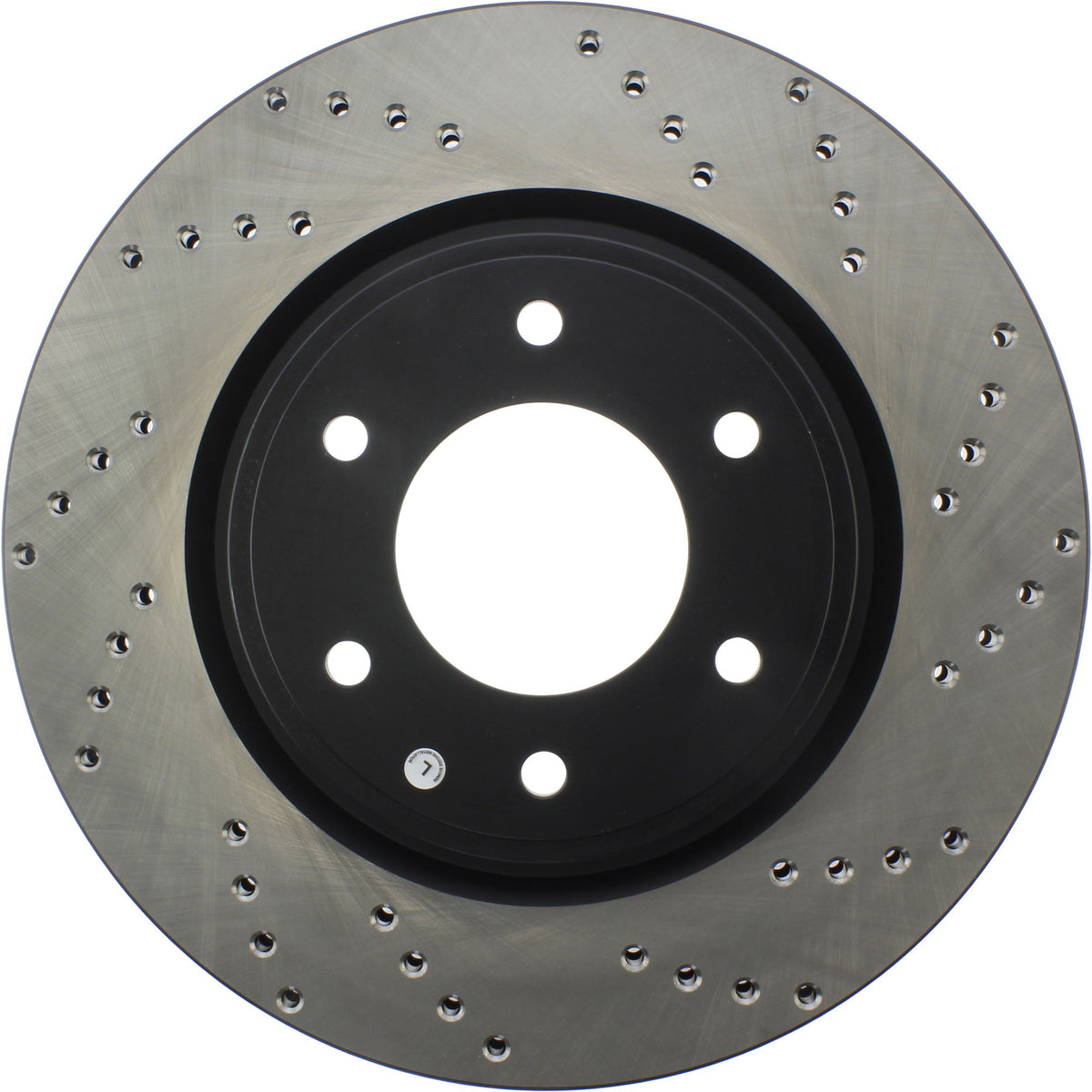 StopTech Sport Cryo Cross Drilled Brake Rotor; Front Left