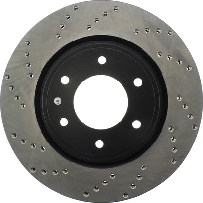 StopTech Sport Cryo Cross Drilled Brake Rotor; Front Right
