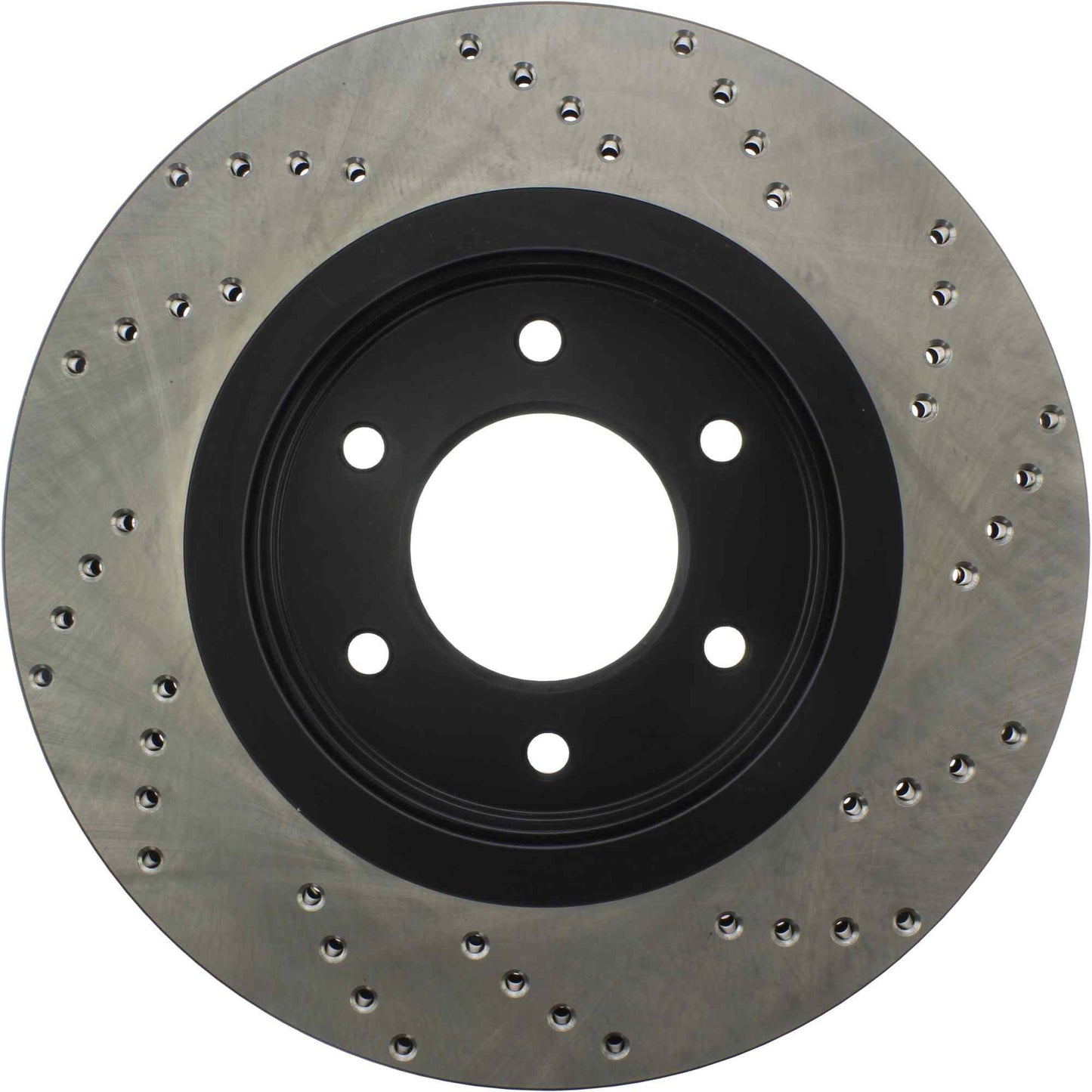 StopTech Sport Cross Drilled Brake Rotor; Front Right