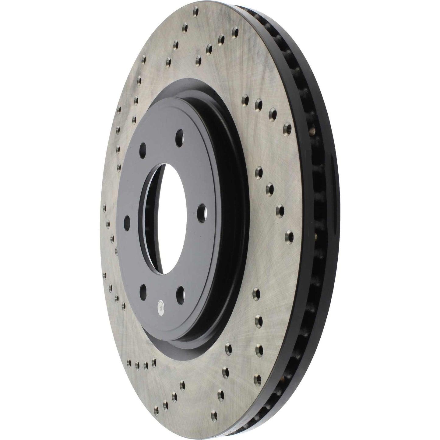 StopTech Sport Cross Drilled Brake Rotor; Front Right