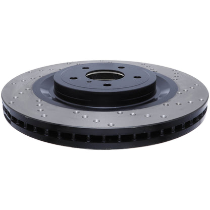 StopTech Sport Cryo Cross Drilled Brake Rotor; Front Left