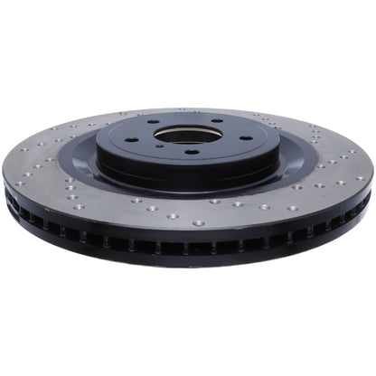 StopTech Sport Cryo Cross Drilled Brake Rotor; Front Left