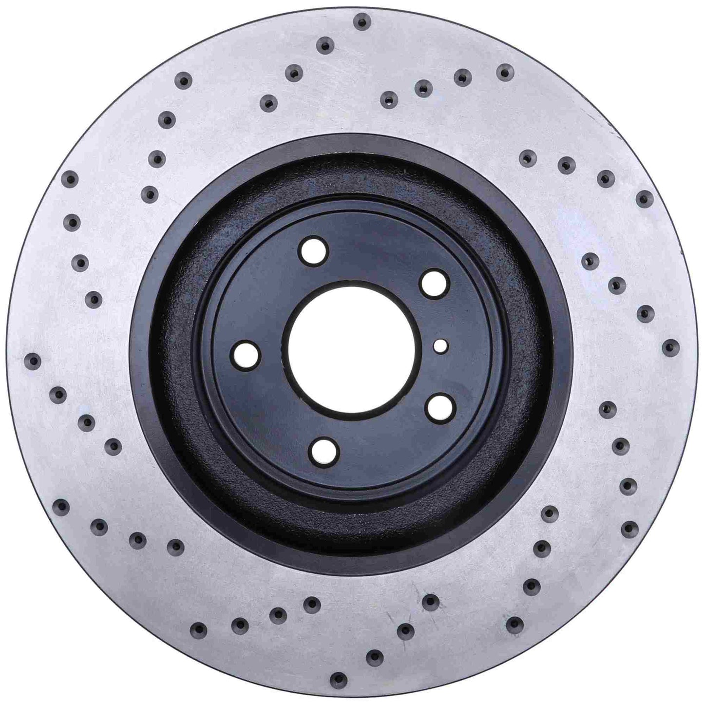 StopTech Sport Cryo Cross Drilled Brake Rotor; Front Left