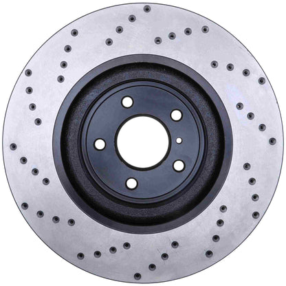 StopTech Sport Cryo Cross Drilled Brake Rotor; Front Left