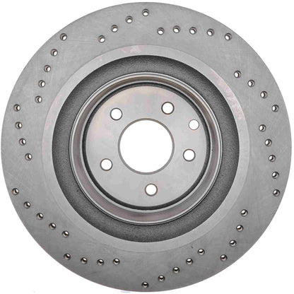 StopTech Sport Cryo Cross Drilled Brake Rotor; Rear Left