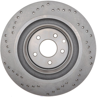 StopTech Sport Cryo Cross Drilled Brake Rotor; Rear Left