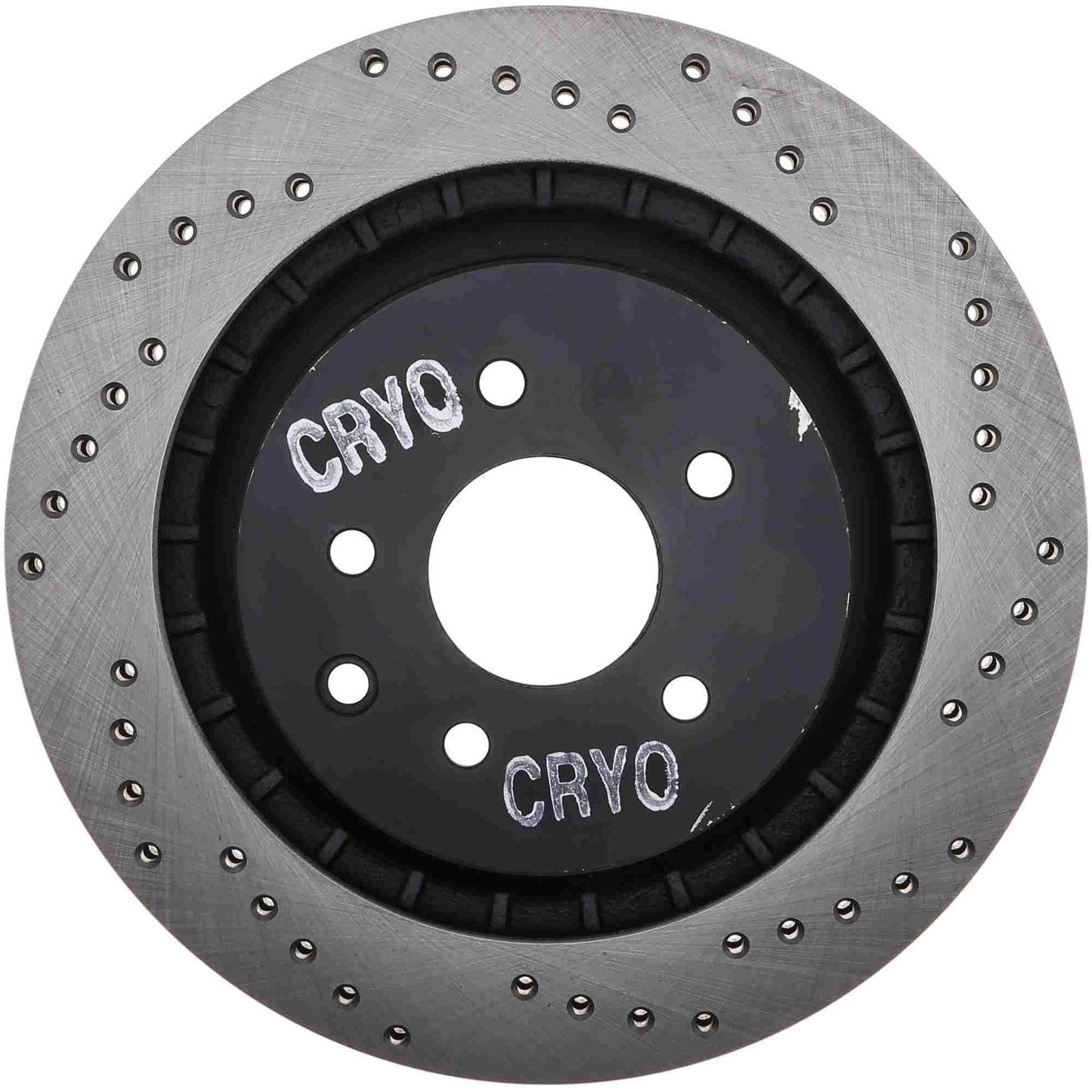 StopTech Sport Cryo Cross Drilled Brake Rotor; Rear Left