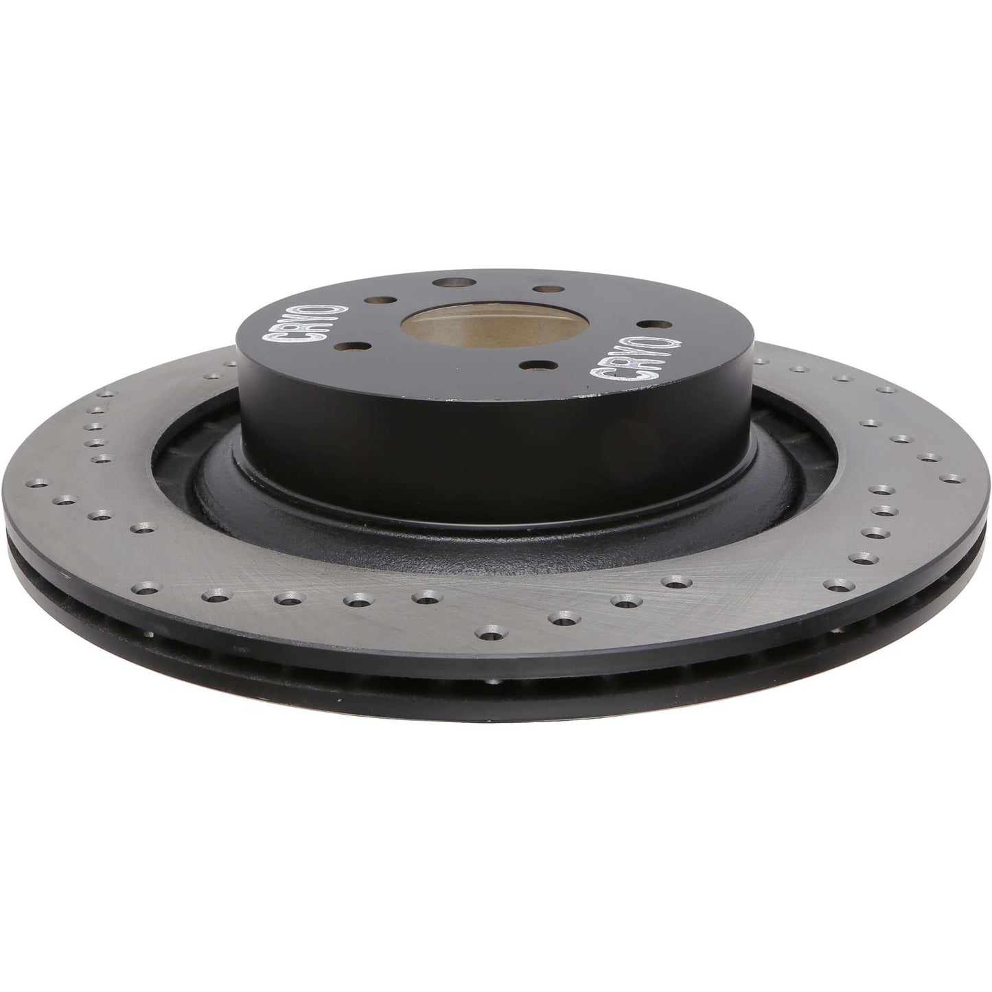 StopTech Sport Cryo Cross Drilled Brake Rotor; Rear Right