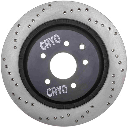 StopTech Sport Cryo Cross Drilled Brake Rotor; Rear Right