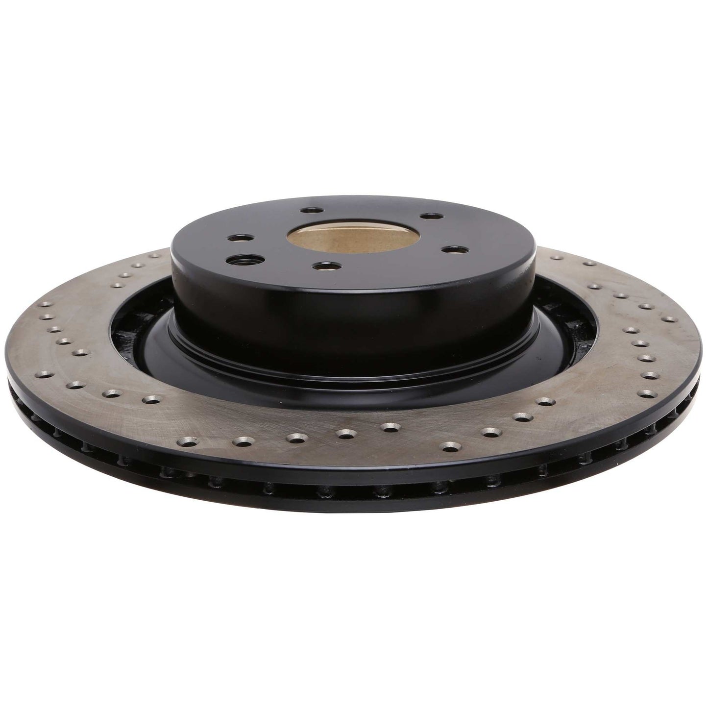StopTech Sport Cross Drilled Brake Rotor; Rear Right