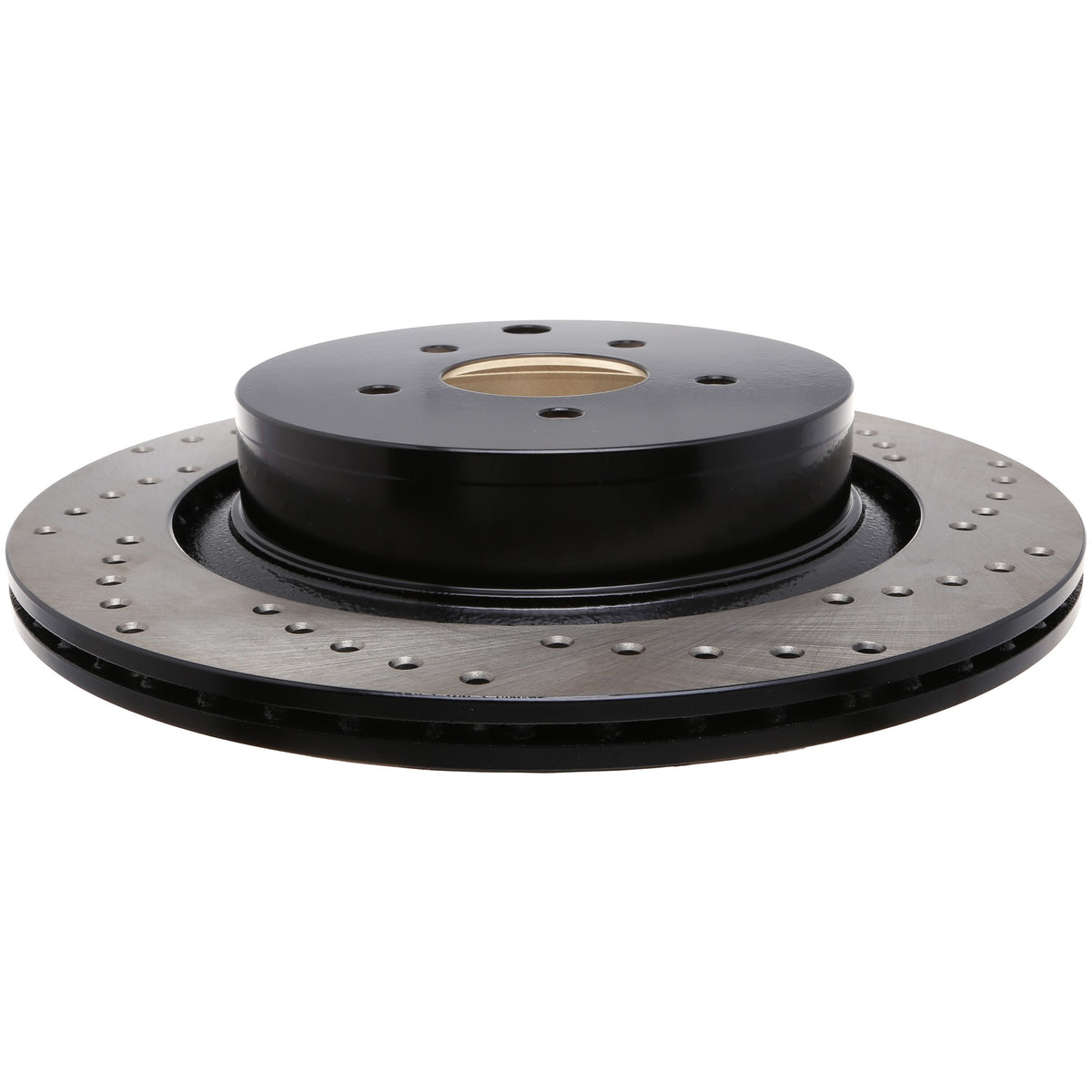 StopTech Sport Cross Drilled Brake Rotor; Rear Left