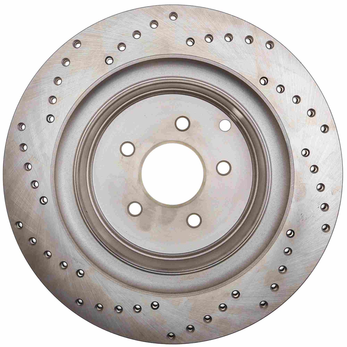 StopTech Sport Cross Drilled Brake Rotor; Rear Left