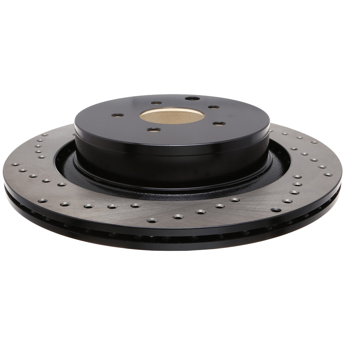 StopTech Sport Cross Drilled Brake Rotor; Rear Right
