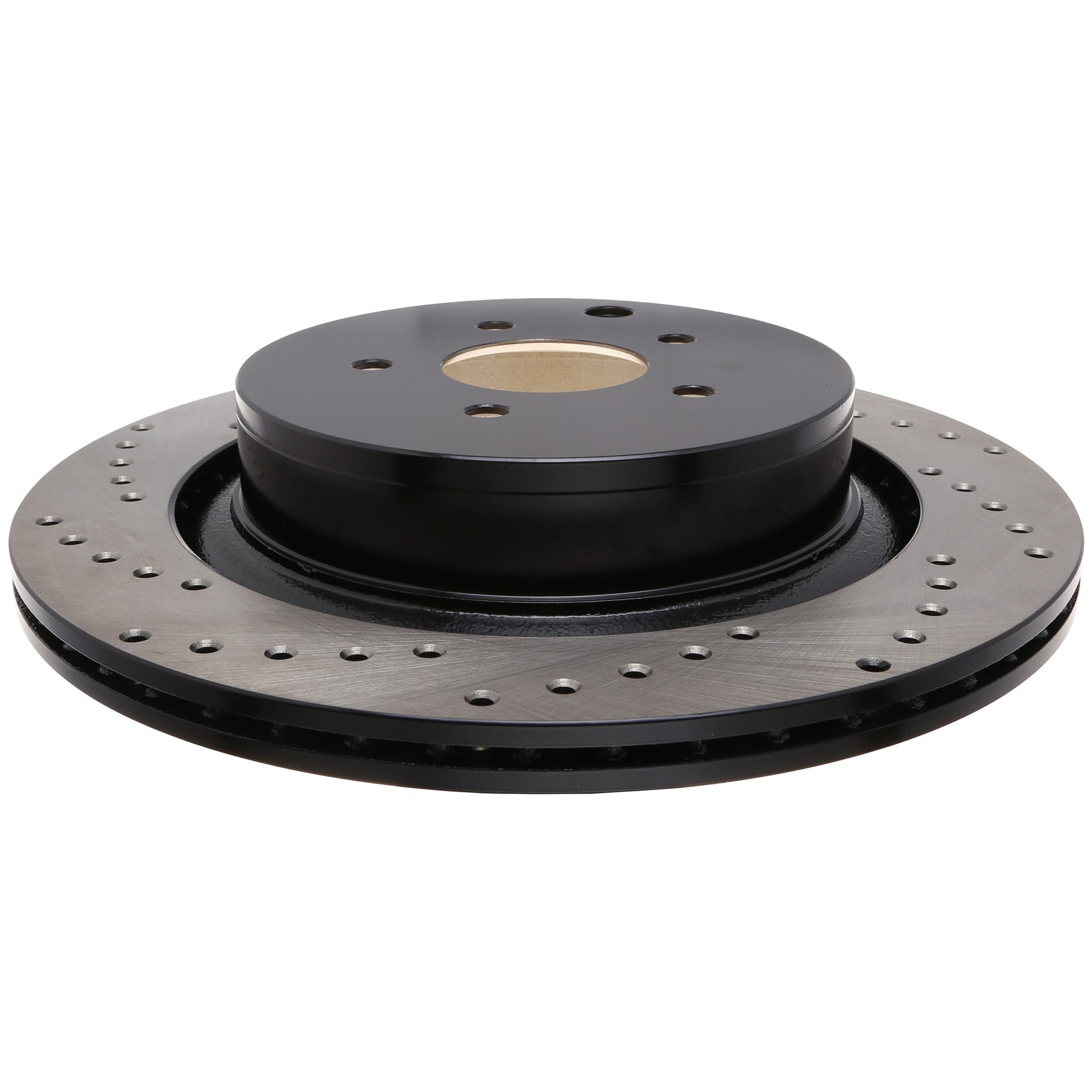 StopTech Sport Cross Drilled Brake Rotor; Rear Right
