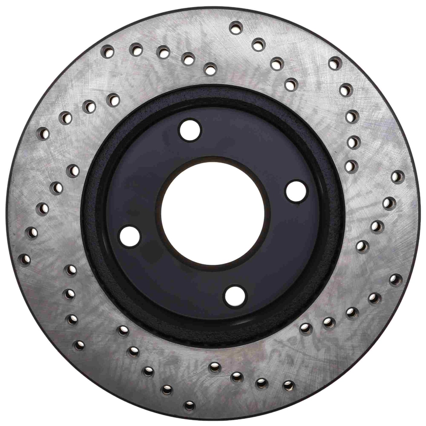 StopTech 07-17 Nissan Versa Cross Drilled Front Right Sport Brake Rotor 128.42106R