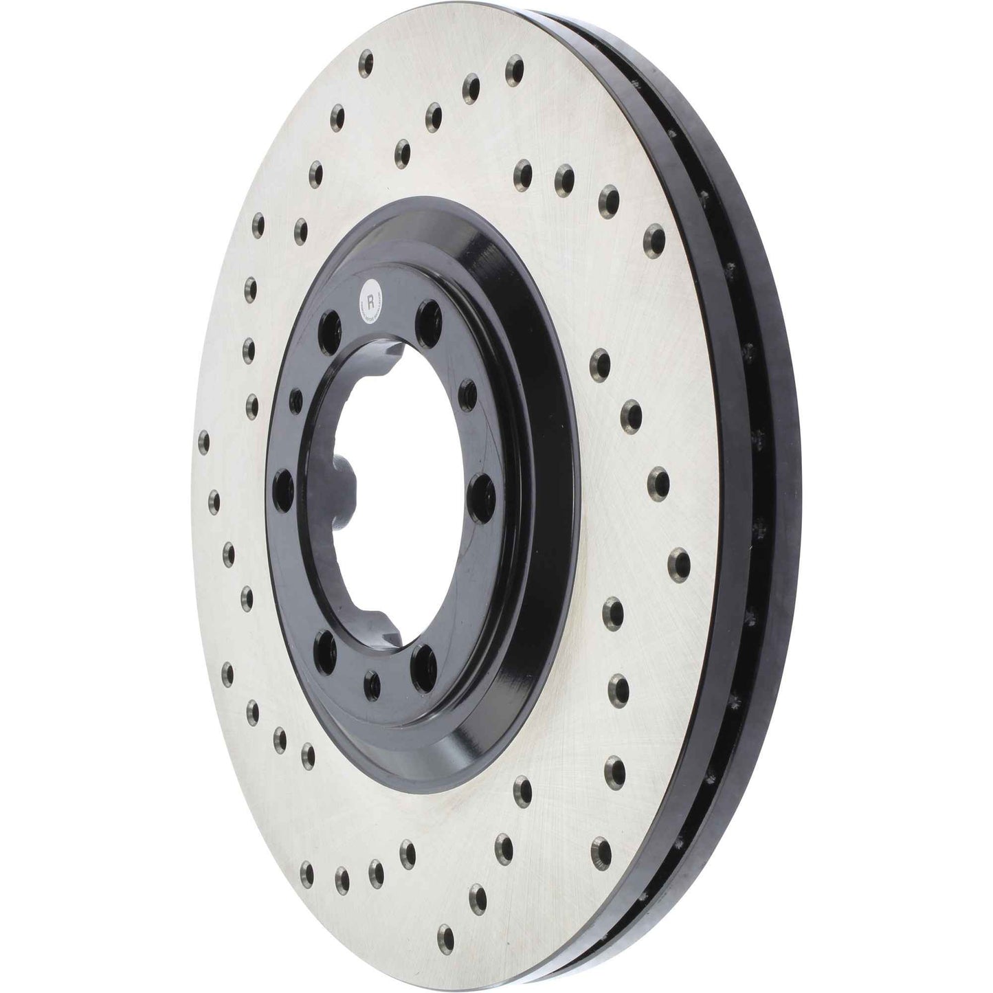 StopTech Sport Cross Drilled Brake Rotor; Front Right