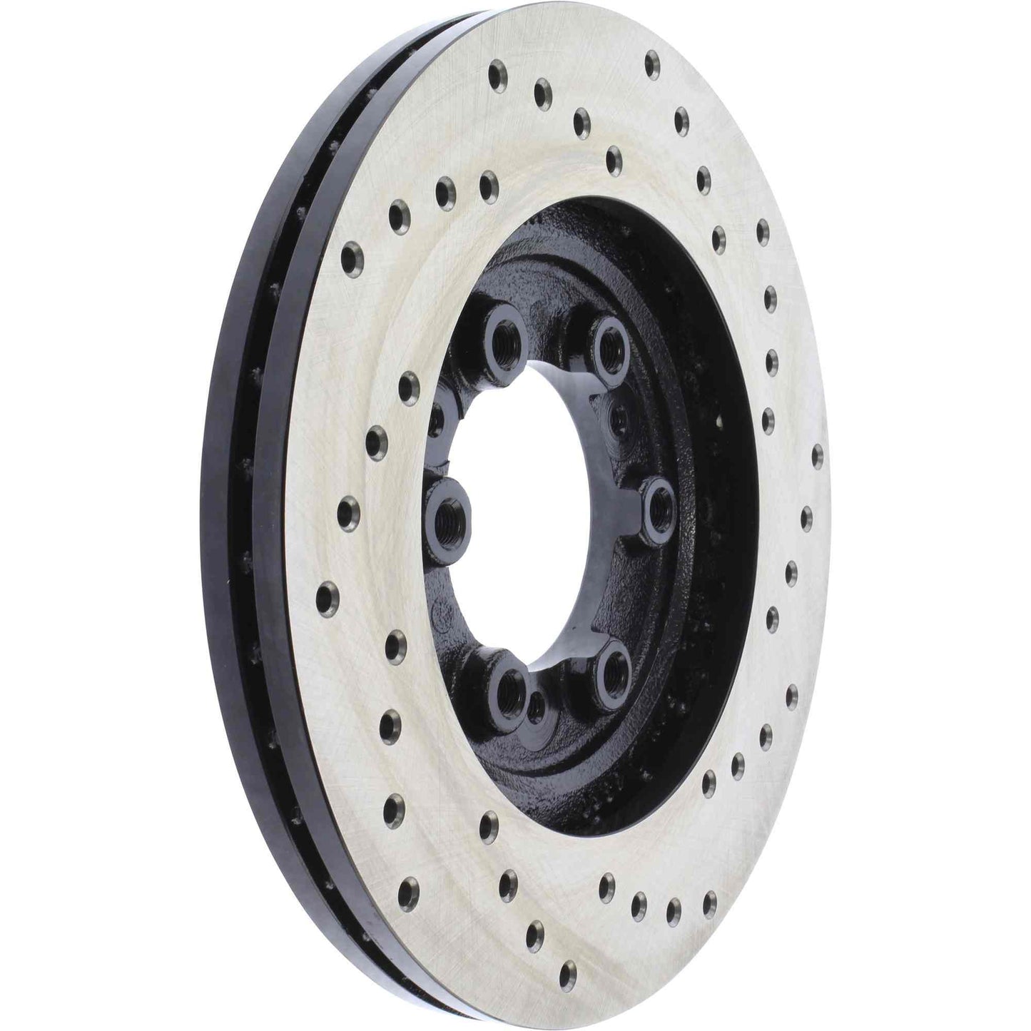 StopTech Sport Cross Drilled Brake Rotor; Front Right