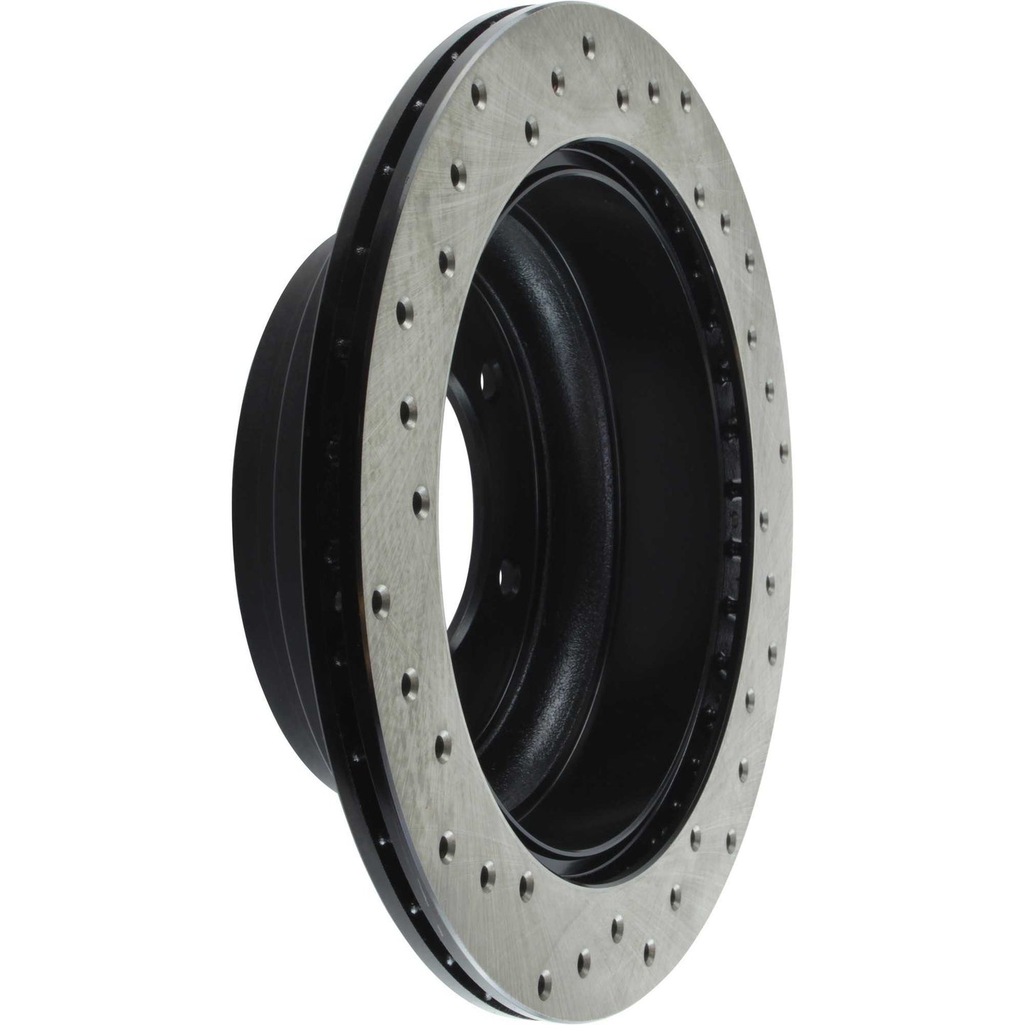 StopTech Sport Cross Drilled Brake Rotor; Rear Left