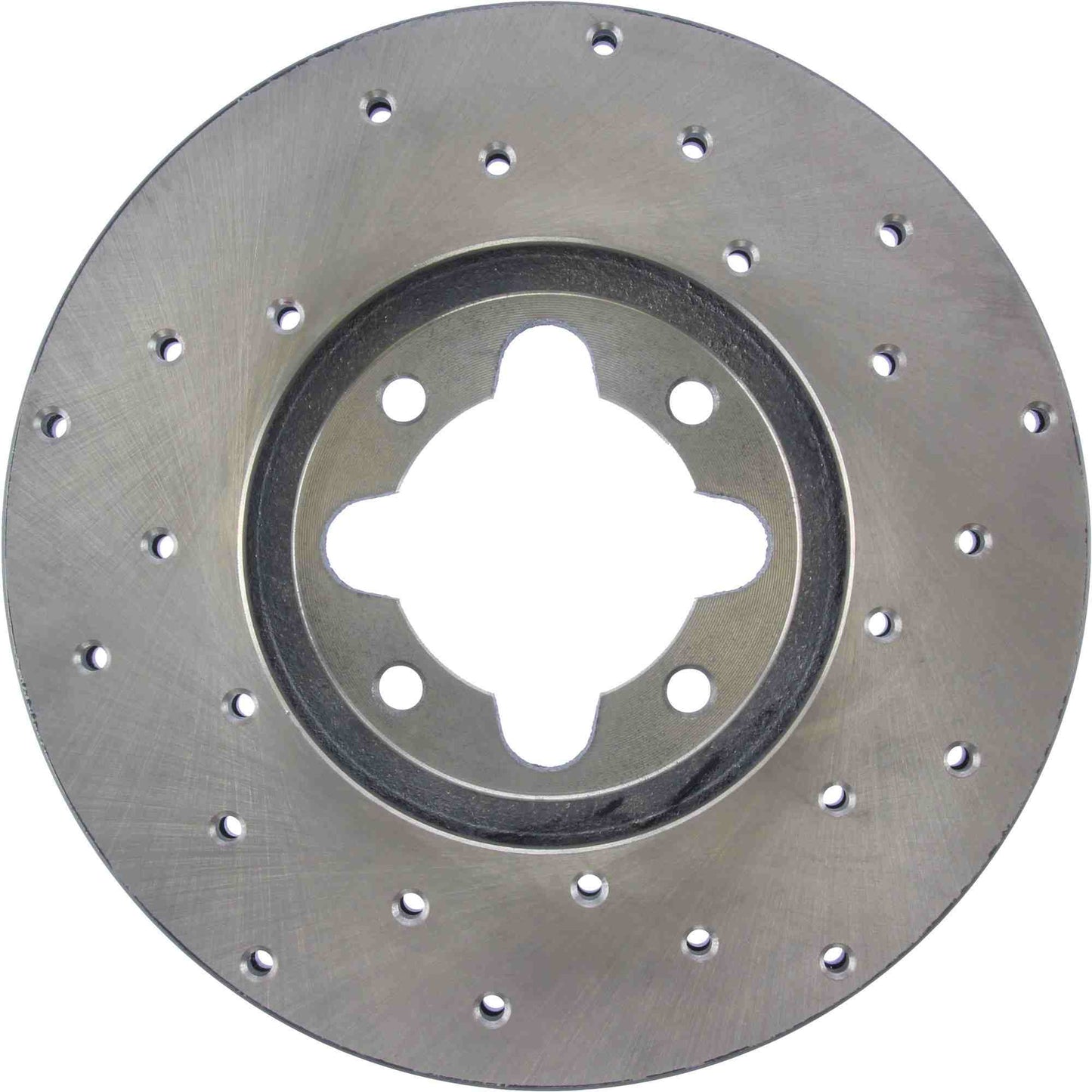 StopTech Sport Cross Drilled Brake Rotor; Front Right