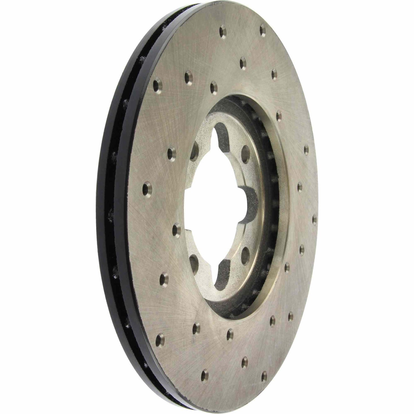 StopTech Sport Cross Drilled Brake Rotor; Front Right