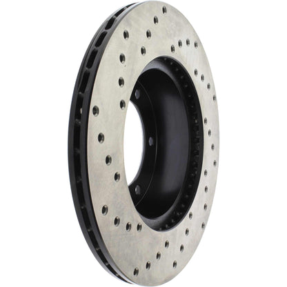 StopTech Sport Cryo Cross Drilled Brake Rotor; Front Left