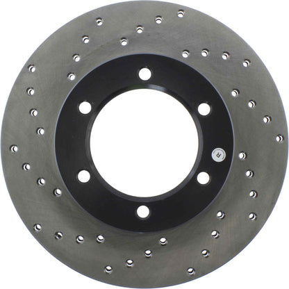 StopTech Sport Cryo Cross Drilled Brake Rotor; Front Right